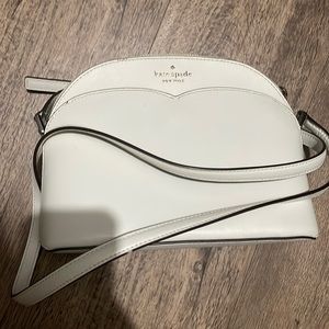 KATE SPADE Used Payton Dome White Crossbody